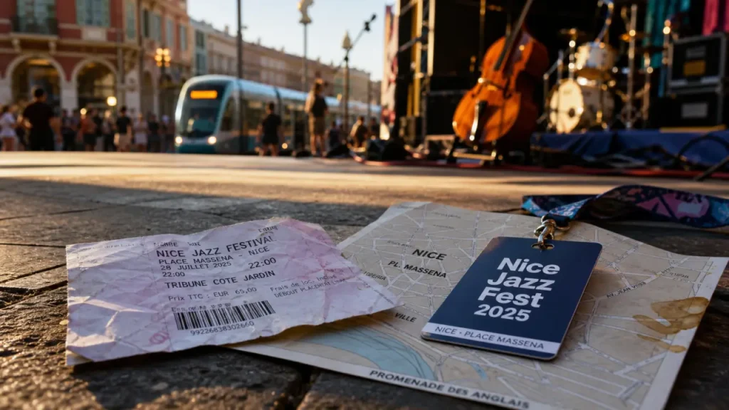 festival nice 2025 : jazz à Place Masséna, ambiance Riviera pop