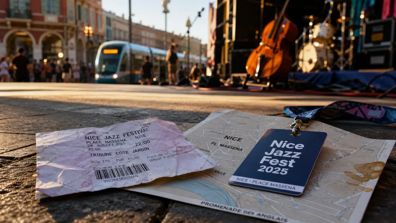 festival nice 2025 : jazz à Place Masséna, ambiance Riviera pop