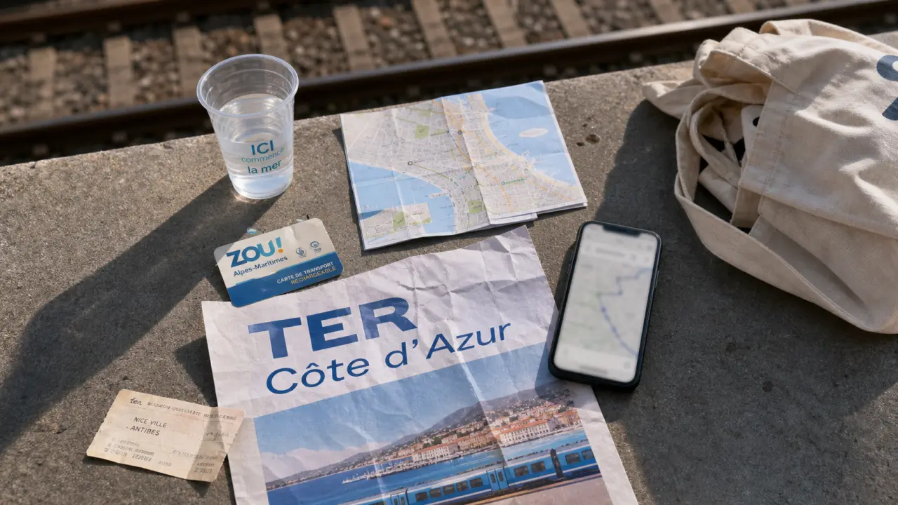 Ligne cote d azur : TER, tram et bus sans voiture
