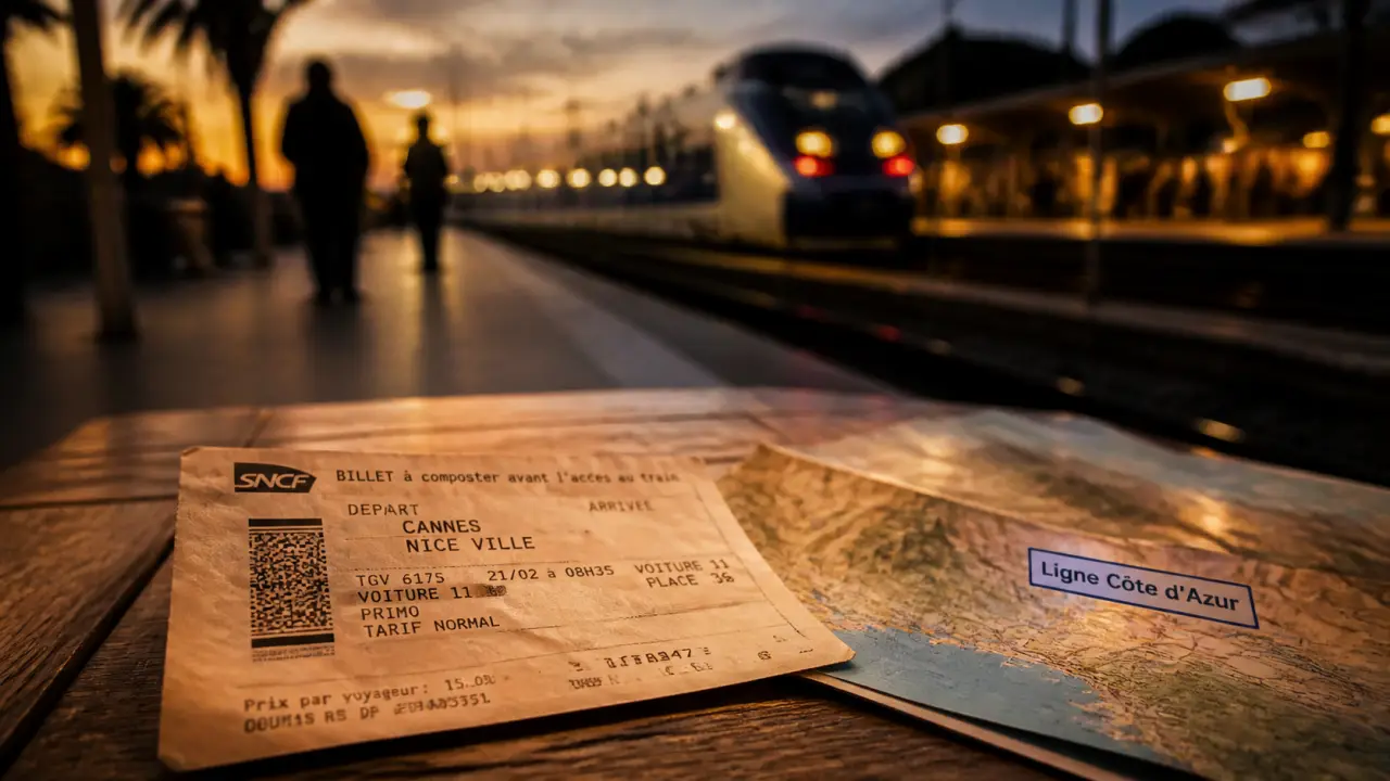 Ligne nouvelle provence cote d azur : billet de train, gare et rails