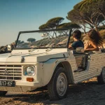Méhari cote d azur sur la plage, Riviera pop
