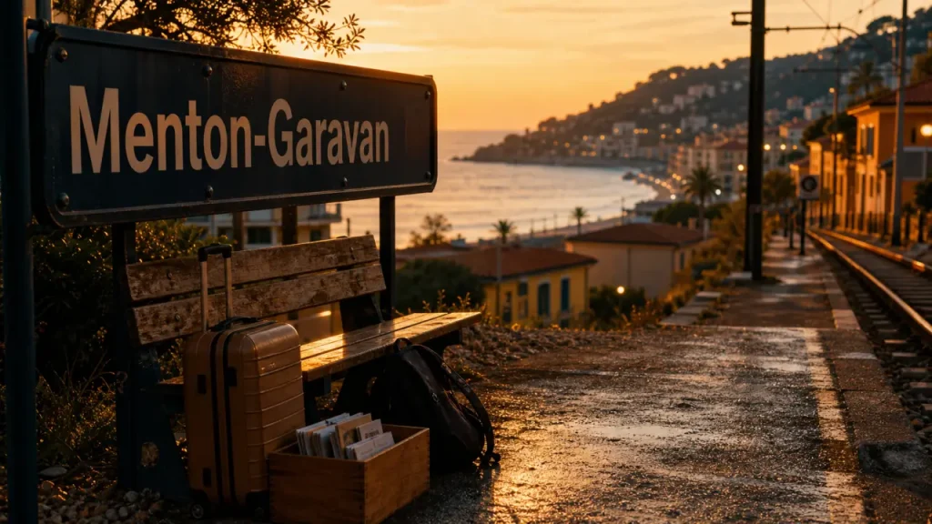 menton garavan menton, quai TER et accès gare
