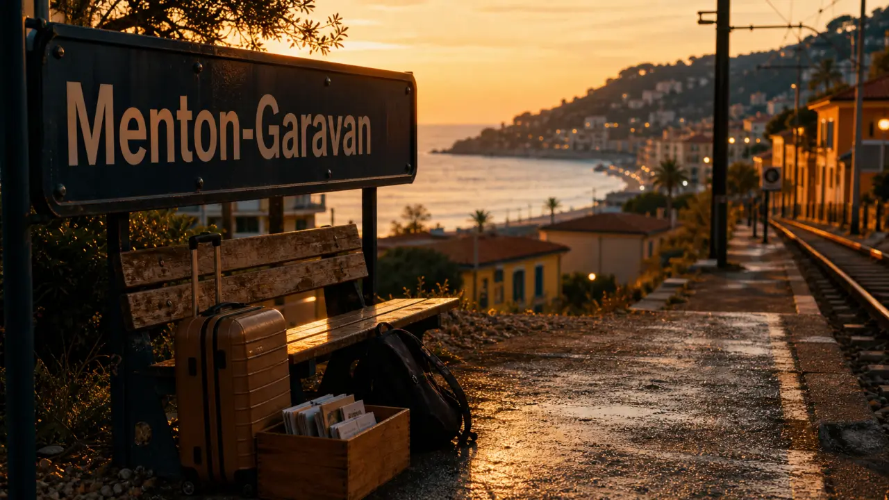 menton garavan menton, quai TER et accès gare