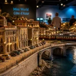 Mini World cote d azur : maquette urbaine Riviera pop intérieure