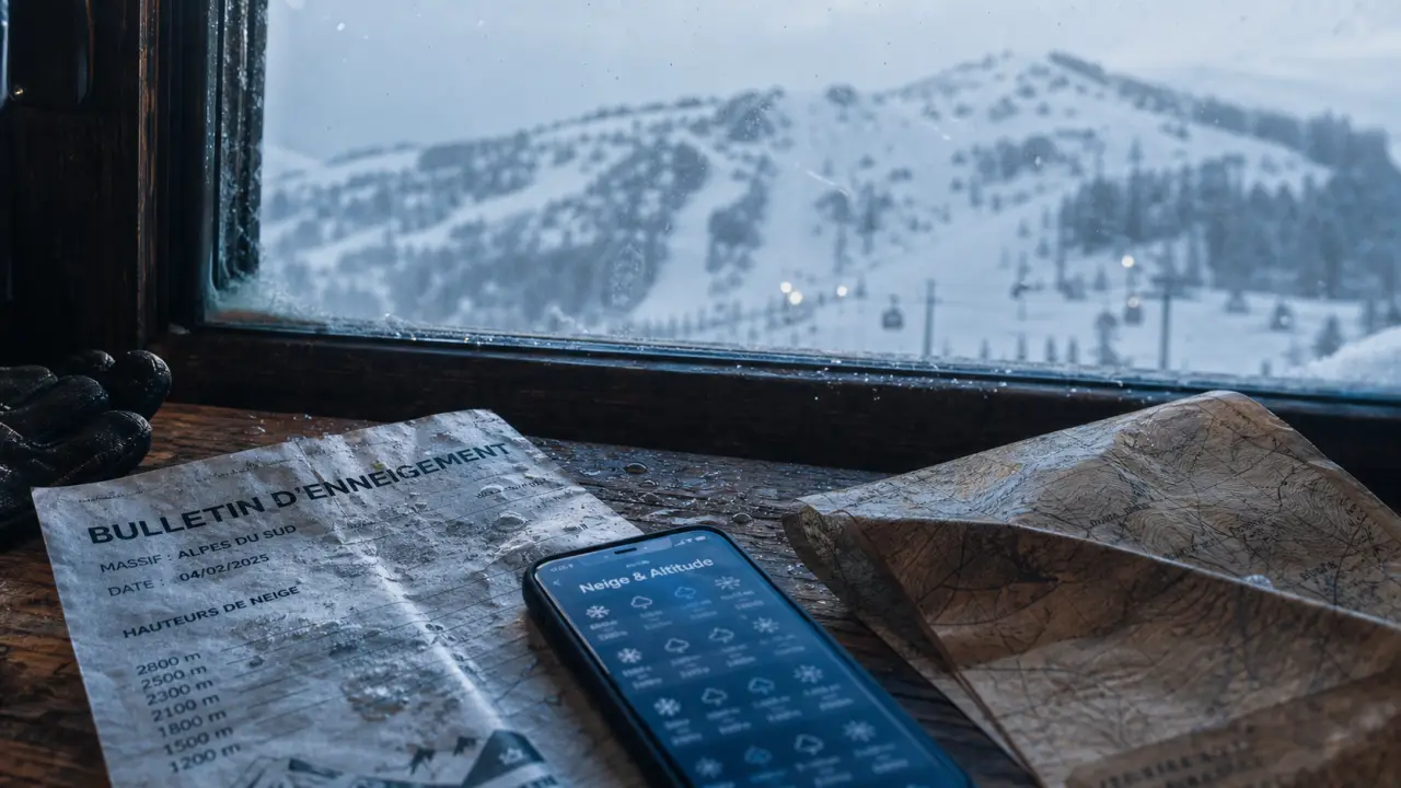 Neige provence alpes cote d azur : hauteurs, haut des pistes, météo