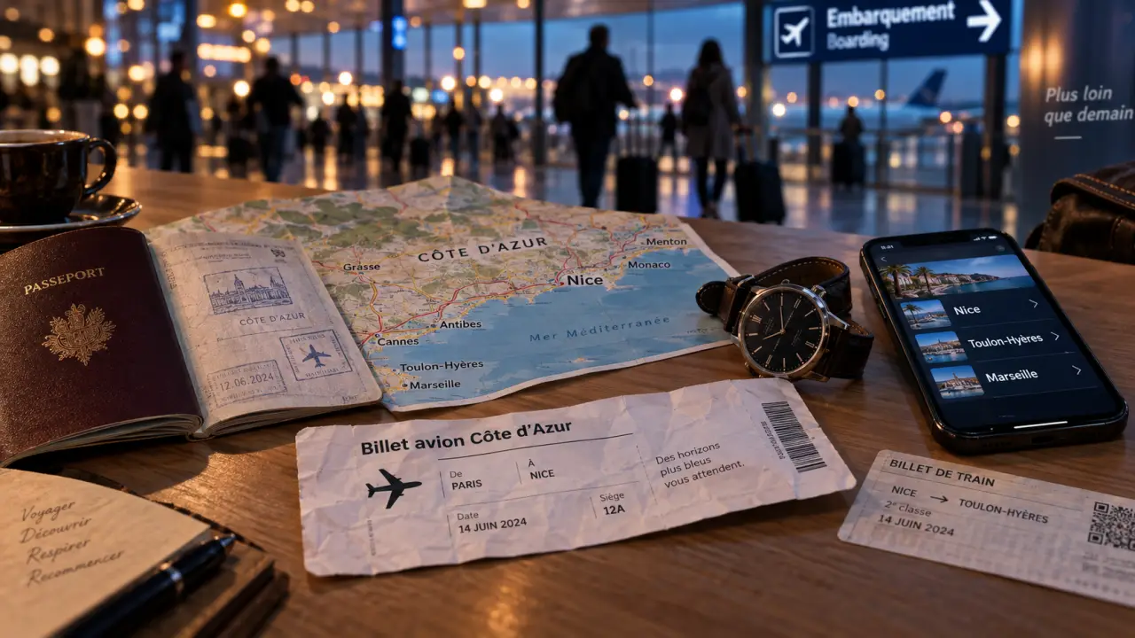 Avion cote d azur : billets pour Nice, Toulon ou Marseille