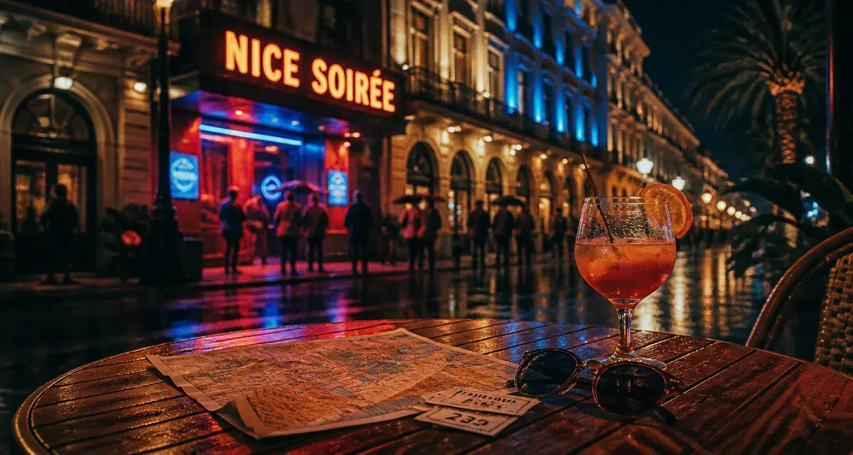 Boites de nuit cote d azur à Nice : terrasse et club de nuit la nuit