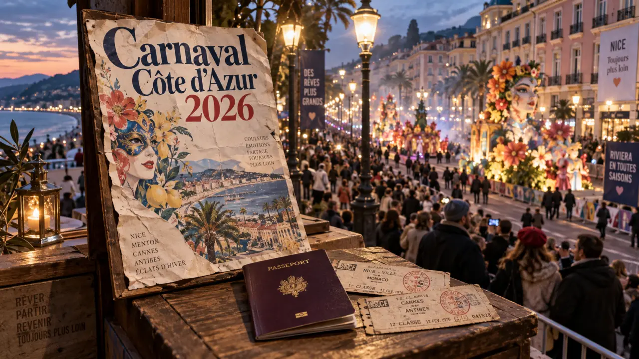 Carnaval cote d azur 2026 à Nice Menton Mandelieu