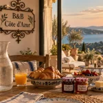 cote d azur b&b : petit-déjeuner maison près de la mer