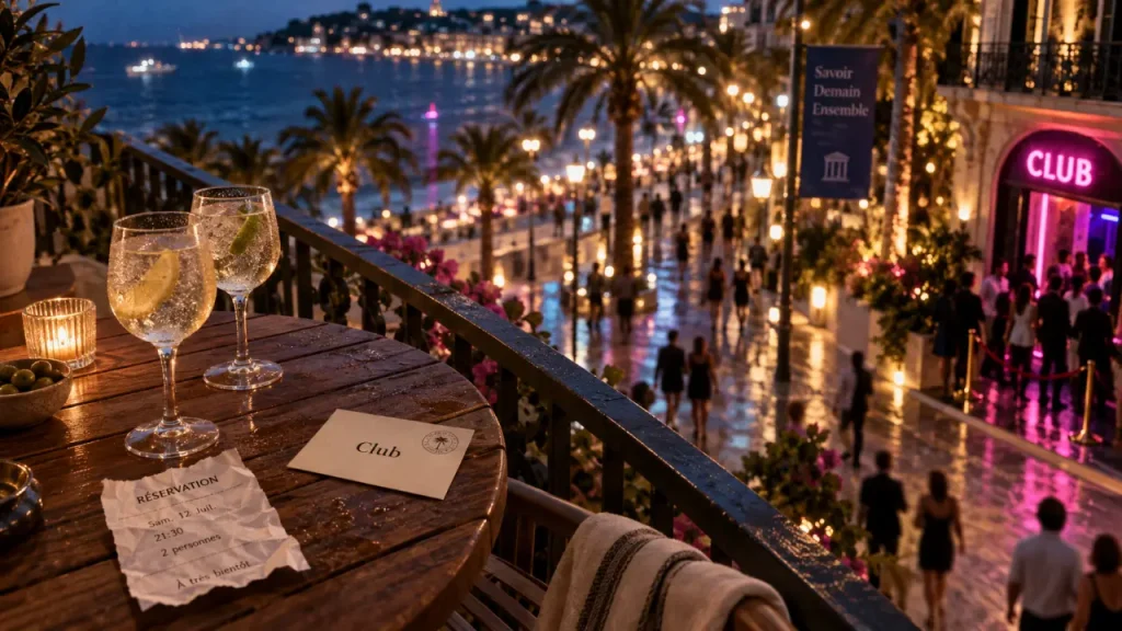Cote d azur clubs : club de nuit, soirée sur la Riviera