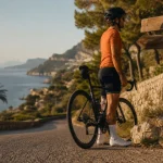 cote d azur velo sur route côtière méditerranée