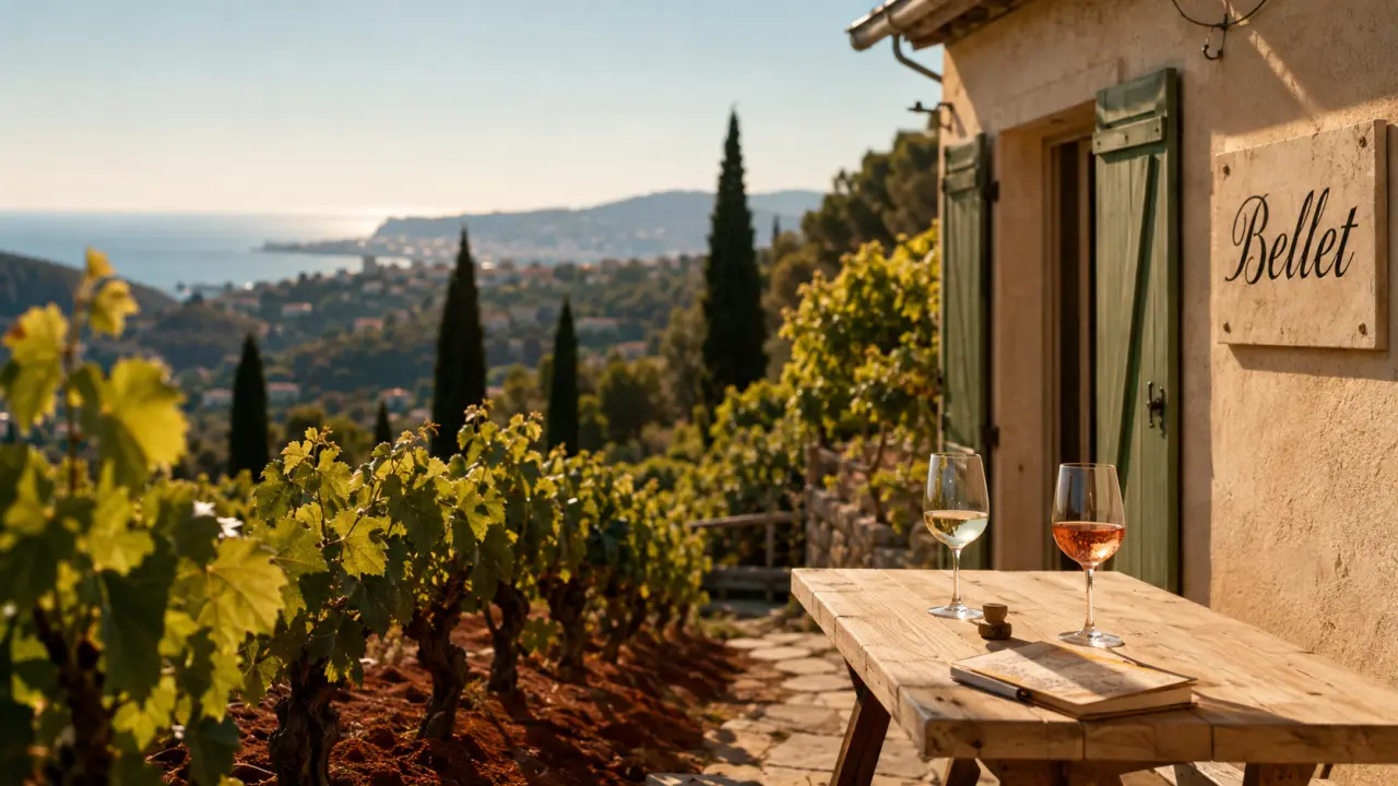cote d azur vineyards Bellet : vigne et cave niçoise