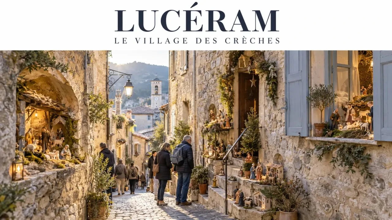 Crèches de Lucéram pendant un Noel cote d azur aux traditions provençales
