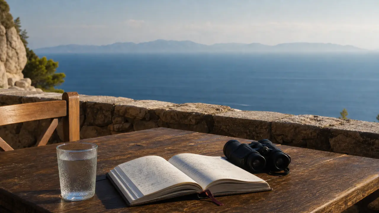 La Corse vue de la cote d azur, silhouette corse depuis la Grande Corniche