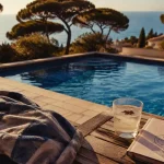 Maison carla bruni cote d azur, terrasse et piscine sur la Côte d’Azur