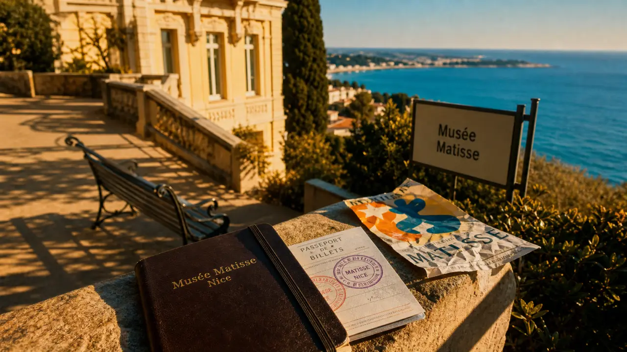 Musée cote d azur à Nice : terrasse de musée en bord de Méditerranée