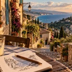 Ou aller sur la cote d azur : ruelles et corniche vers la mer, Nice–Èze