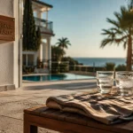 Residence cote d azur bord de mer avec piscine