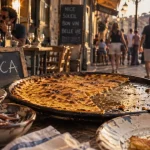 Ristorante a nizza : socca dorée au Vieux-Nice, table près du Vieux-Port