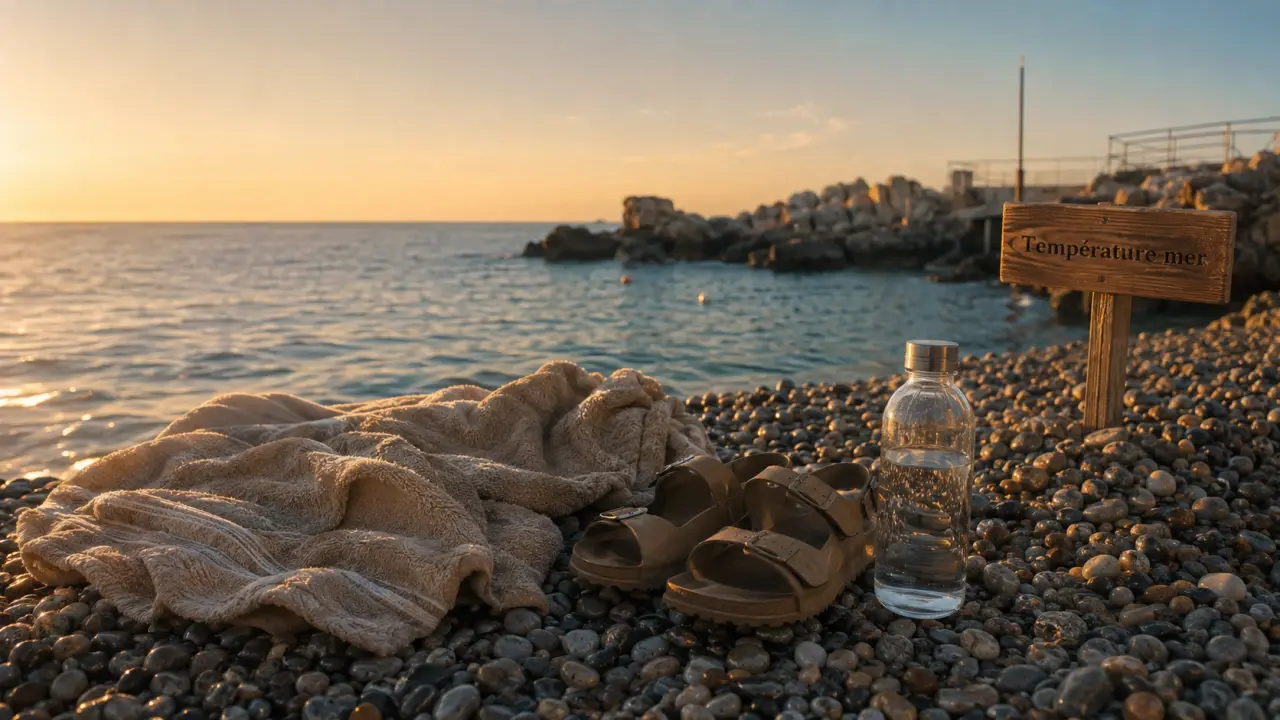 temperature eau cote d azur à Nice : baignade en mer Méditerranée
