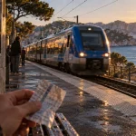 Train bleu cote d azur Côte Bleue à Marseille-Miramas vers calanques