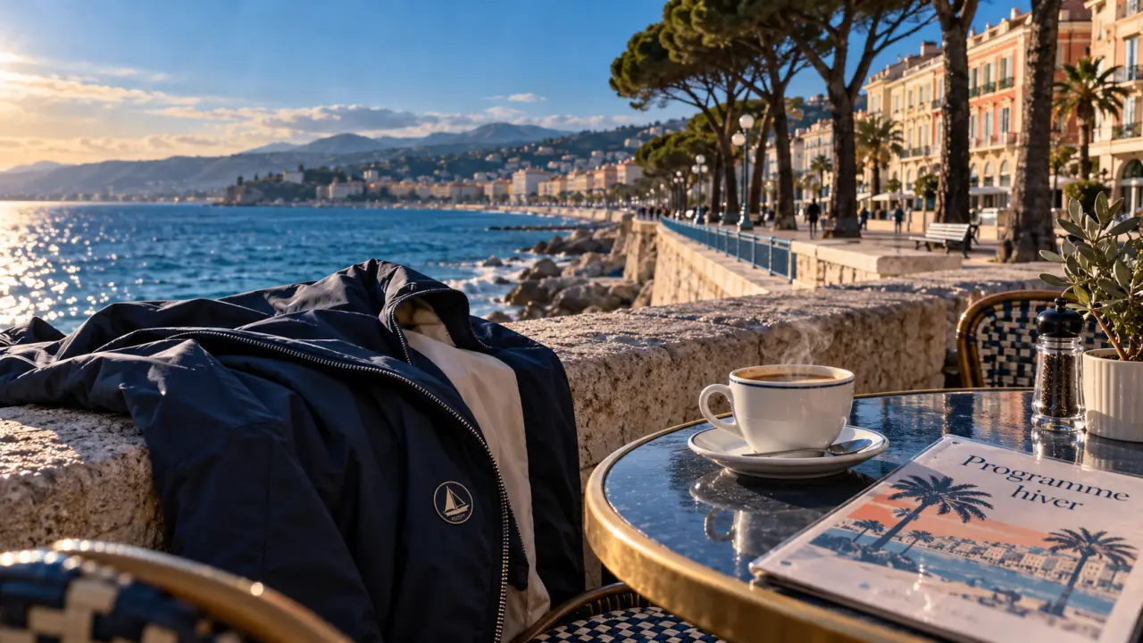 Activités cote d azur hiver à Nice, promenade front de mer en hiver