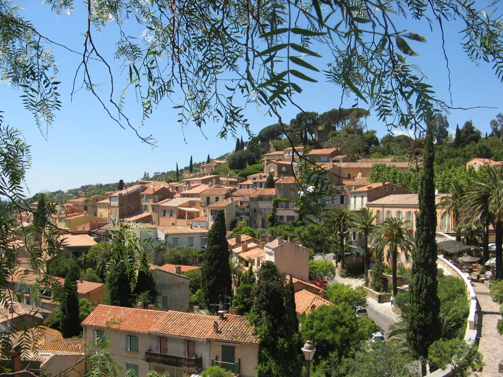 Vue du patrimoine de Bormes-les-Mimosas