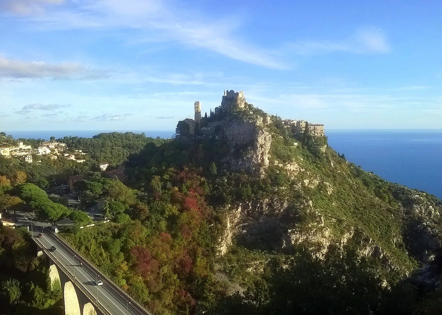 Vue du patrimoine de Èze