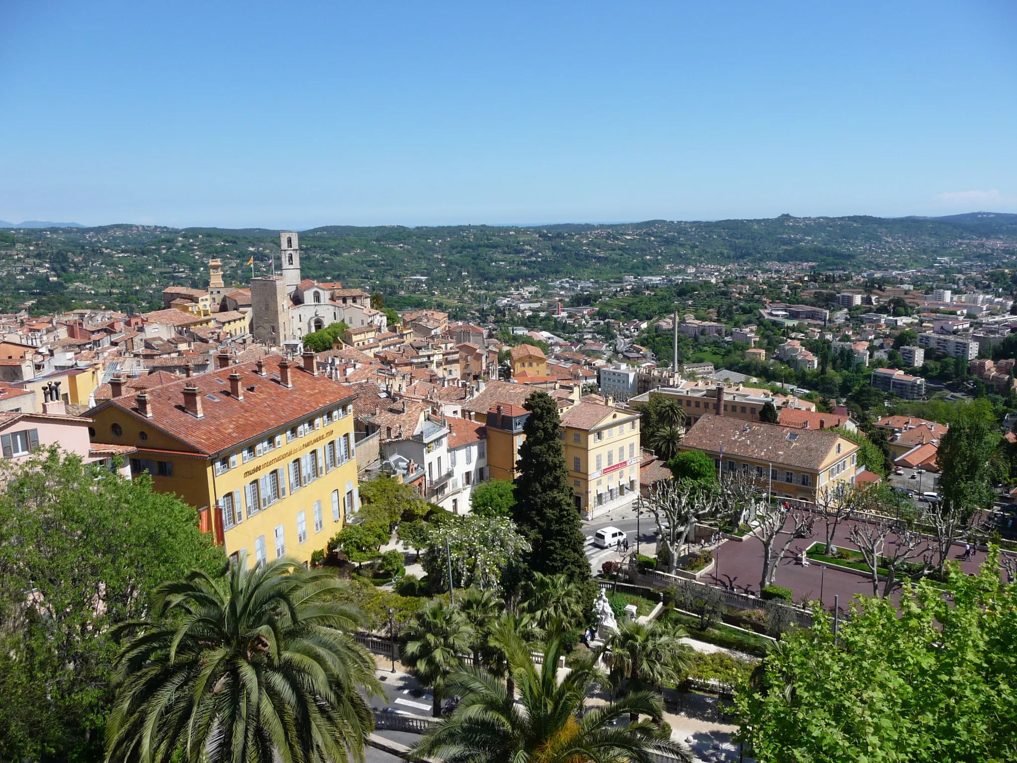 Vue du patrimoine de Grasse