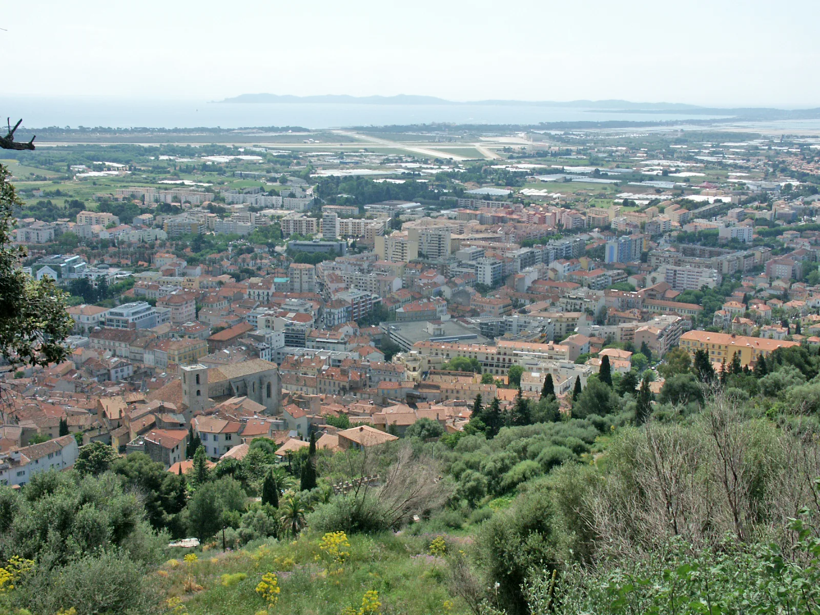 Vue du patrimoine de Hyères