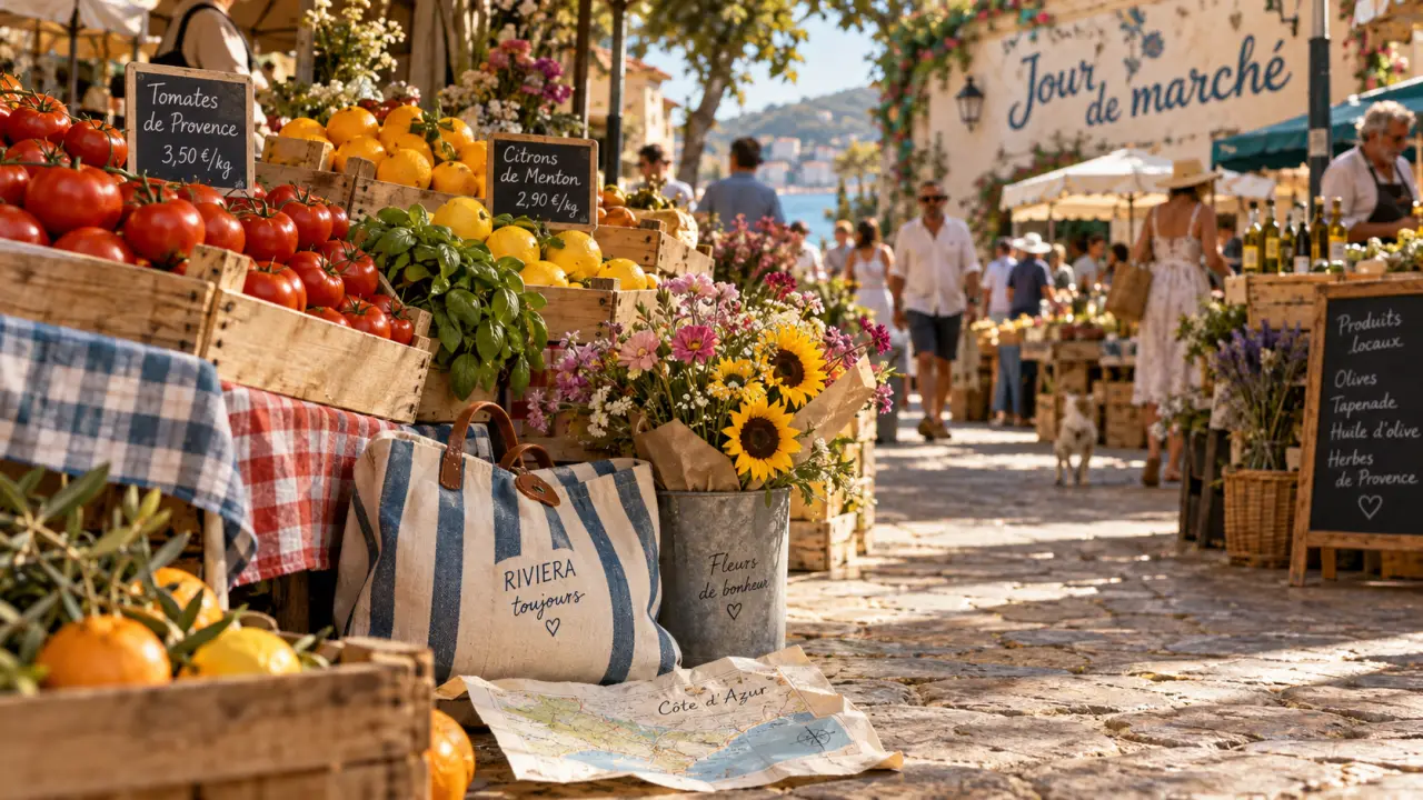 Jour de marché cote d azur, matinée au marché sur la Côte d’Azur