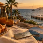 Les meilleurs hotels de la cote d azur : terrasse petit-déjeuner vue mer