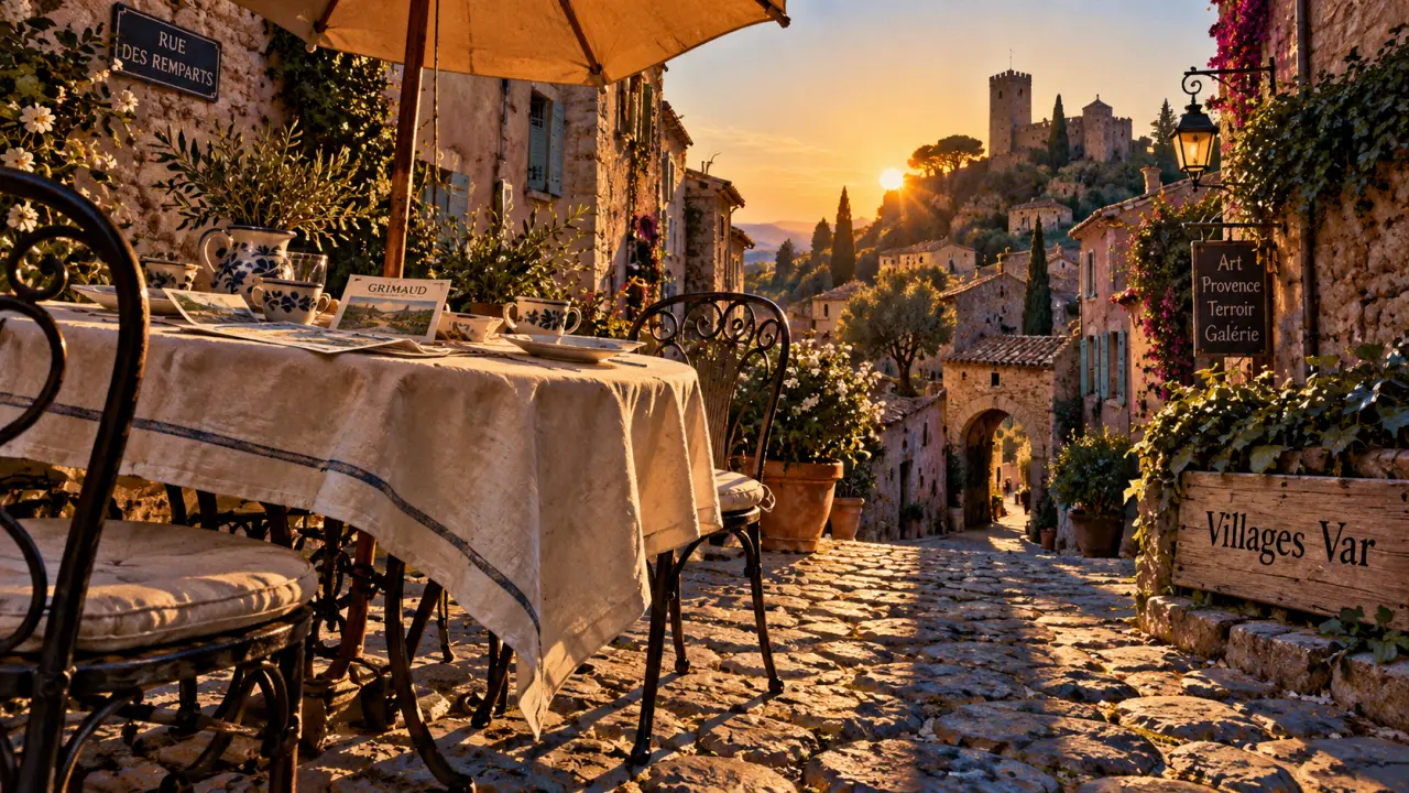 Les plus beaux villages autour de Fréjus : ruelles de Grimaud