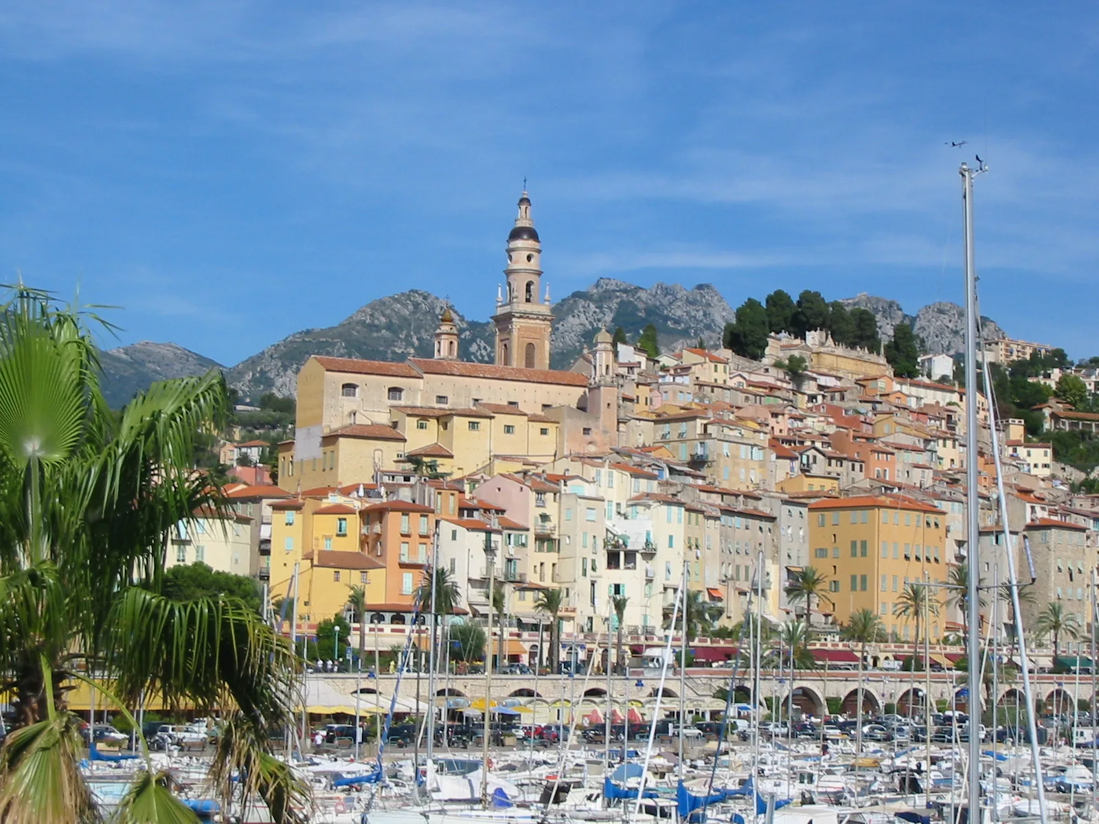 Vue du patrimoine de Menton