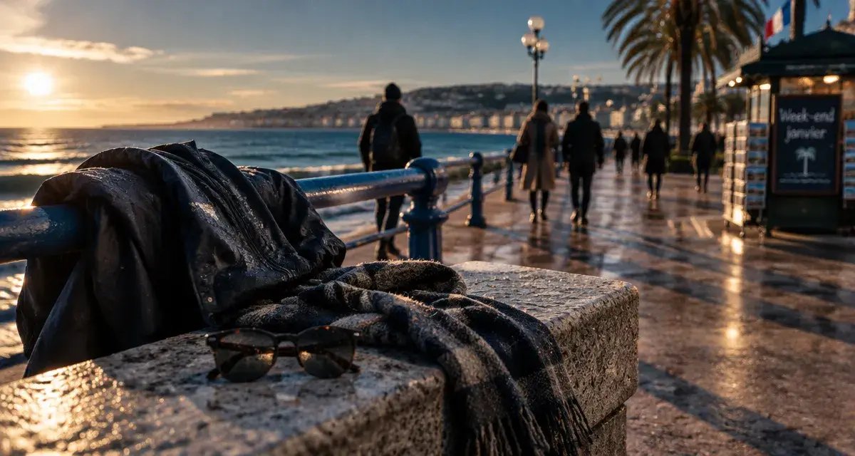 Meteo cote d azur janvier : soleil doux, soirées fraîches, vent