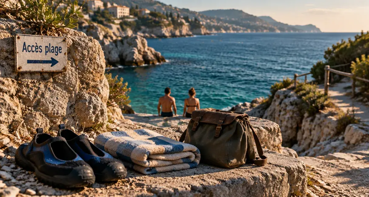 Plages naturistes Nice : accès plage près de Nice, baignade