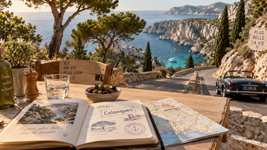 Provence Alpes Côte d’Azur, calanques et route panoramique en Provence