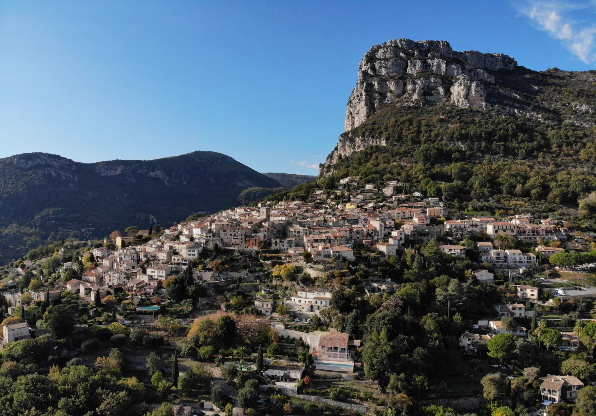Vue du patrimoine de Saint-Jeannet
