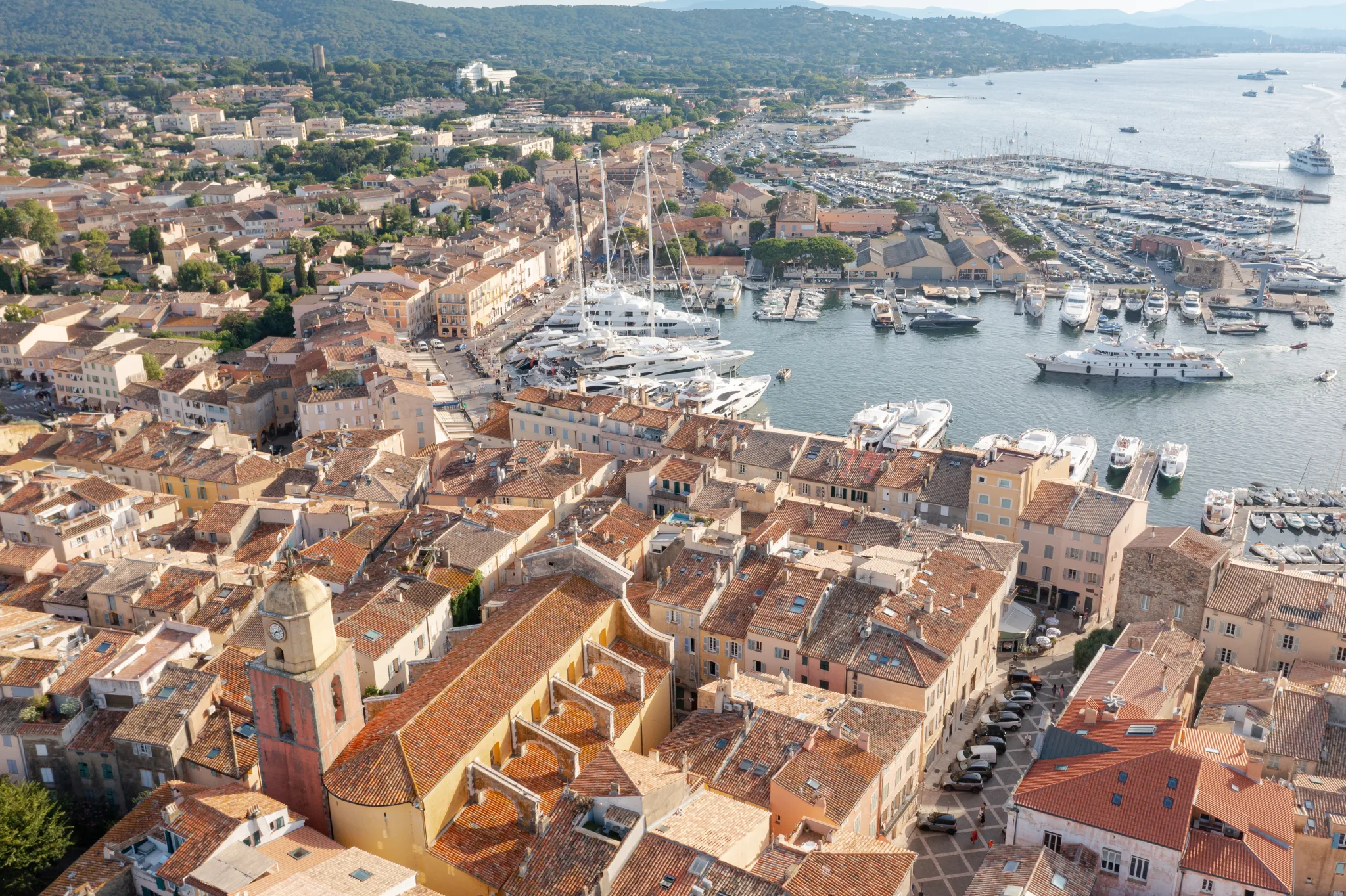 Vue du patrimoine de Saint-Tropez
