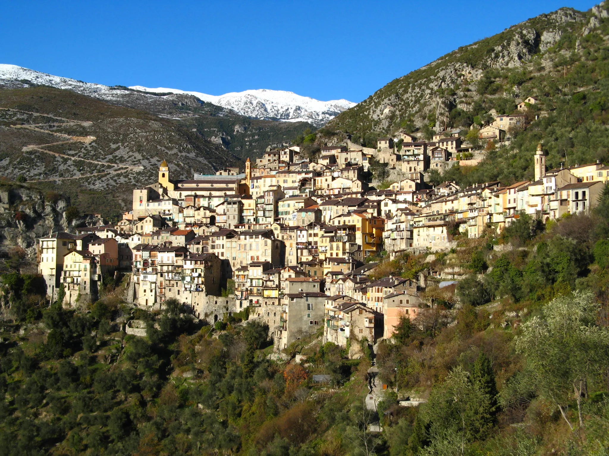 Vue du patrimoine de Saorge