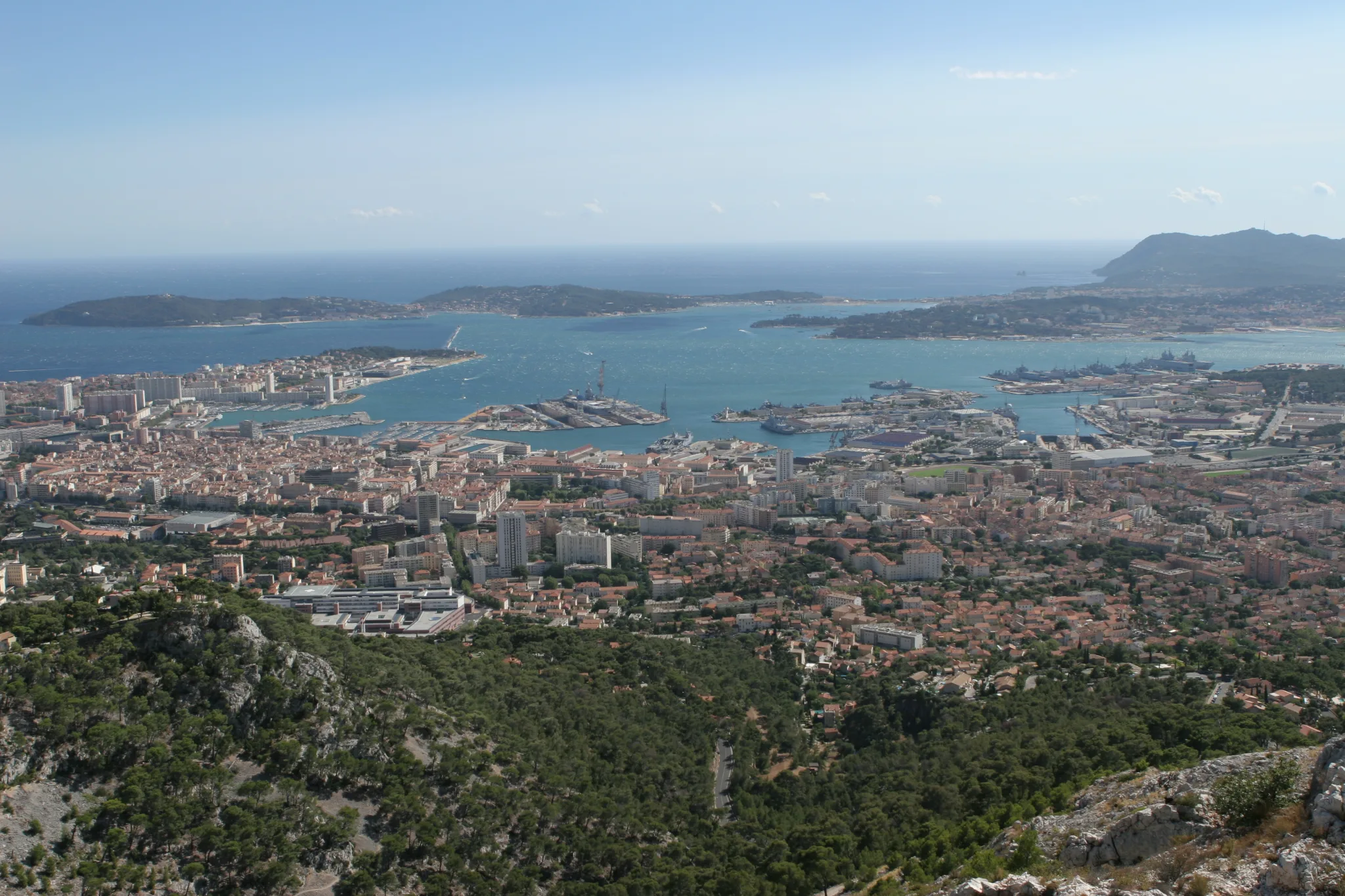 Vue du patrimoine de Toulon