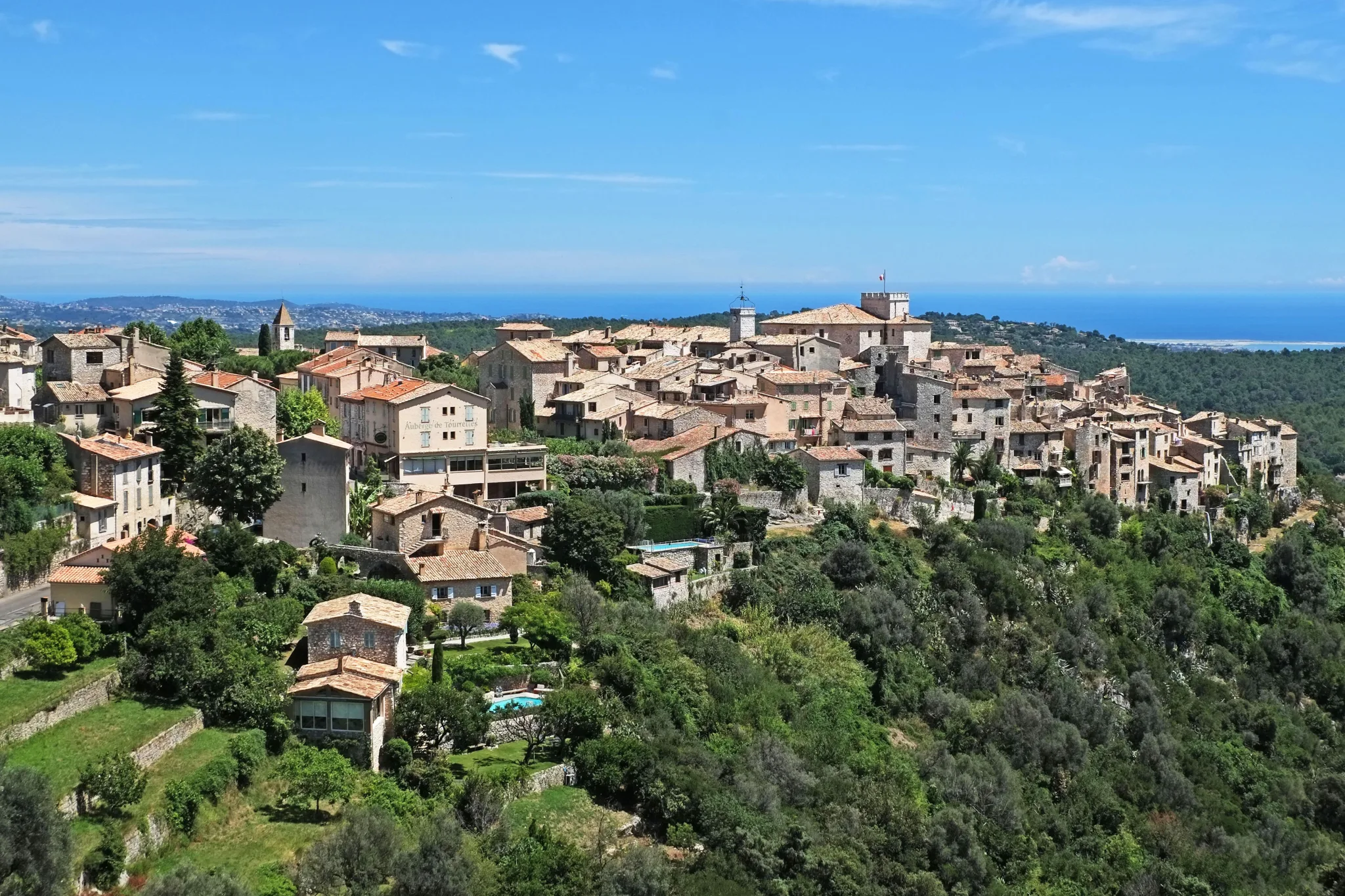 Vue du patrimoine de Tourrettes-sur-Loup