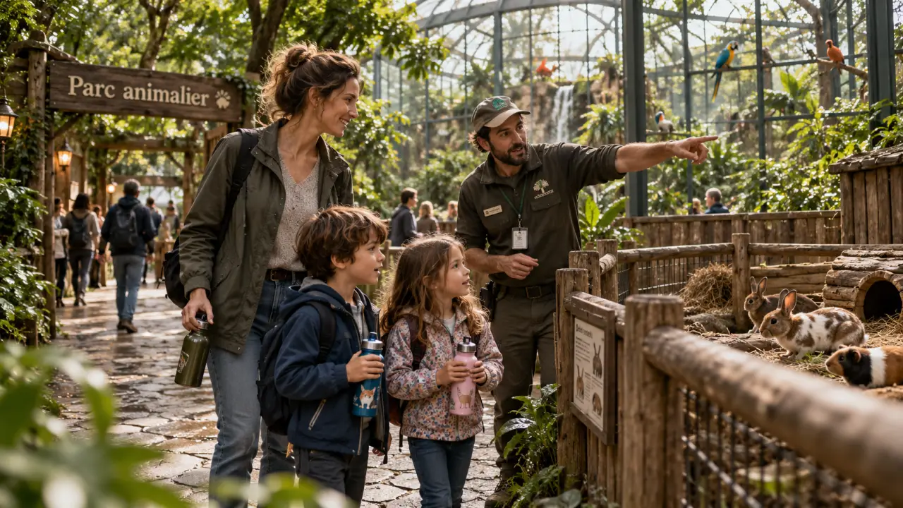 zoo cote d azur : parc animalier urbain, guide et visiteurs